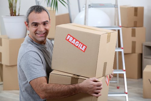House removal team planning a move in Kingston upon Thames