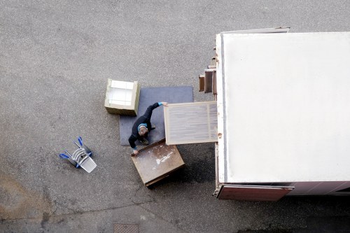 House movers preparing a home removal in Kingston upon Thames