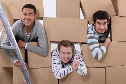 Careful loading for home and office removals in Kingston