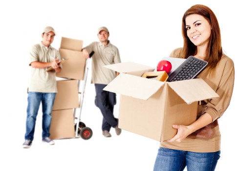 Removal van with recyclable boxes and eco-friendly moving supplies in Kingston upon Thames