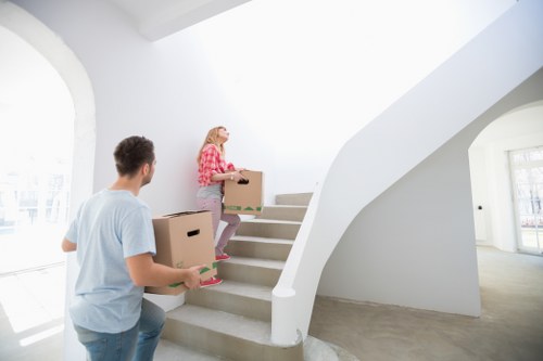 Removal van loaded for a Kingston home relocation