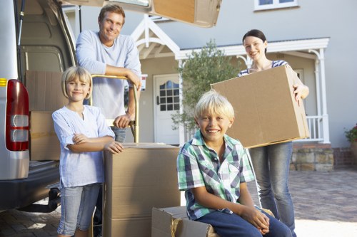 Careful loading and transport during a local house move