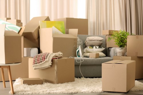 Packing and loading support for a Kingston upon Thames home move