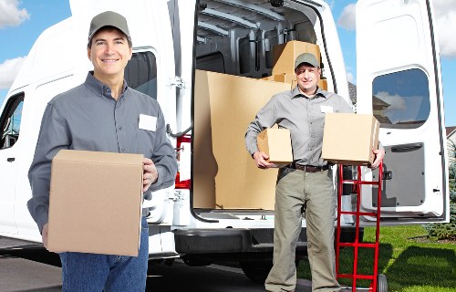 Cubic-yard pricing example for a family house move in Kingston upon Thames