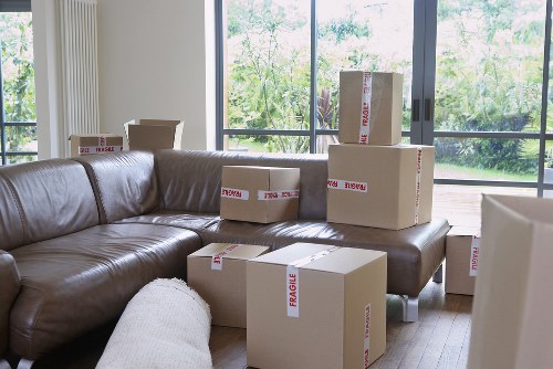 Browser cookie storage and site usage concept for removals service