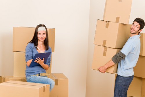 Professional movers planning a Kingston upon Thames house move